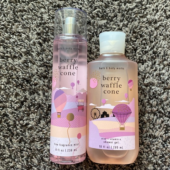 Bath & Body Works Other - Berry waffle cone fine fragrance mist and shower gel